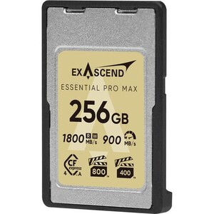 Exascend 256GB Essential Pro Max CFexpress 4.0 Type A Hafıza kartı / 1800 MB/S Okuma Yazma VPG800 - Thumbnail