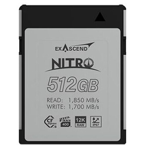 ExAscend 512GB Nitro CFexpress Type B Hafıza Kartı