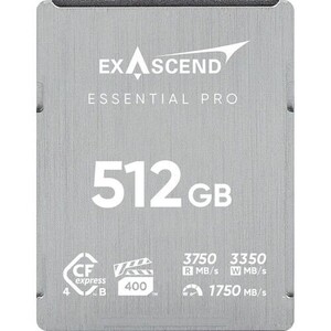 Exascend - Exascend Essential Pro 512GB CF Express 4.0 Type B Hafıza Kartı