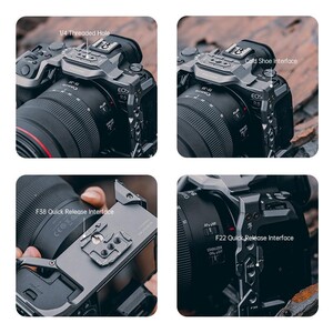 Falcam 2634 Canon EOS R5/R6 Quick Release Kamera Kafesi (F22/F38) - Thumbnail