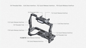 Falcam F22/F38 Sony A7M3/A7S3/A7R4/A1 Video Rig Kit - Thumbnail