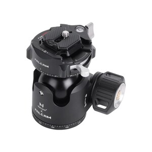Falcam - FALCAM F38 Pro XB-2R Dual Panorama Ball Head Tripod Kafası - F38B4906 (1)