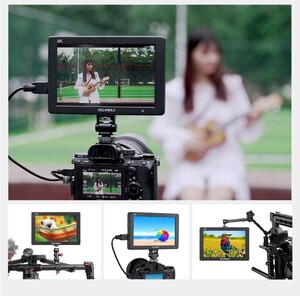 FEELWORLD T7 PLUS 7 İnç 3D LUT Kamera Alan Monitörü 1920x1200 4K HDMI - Thumbnail