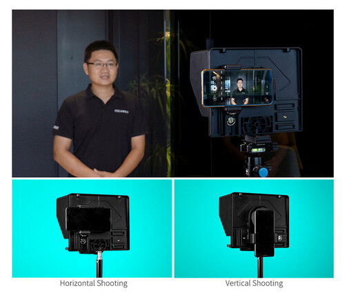 Feeworld TP10 Taşınabilir 10 İnç Katlanır Teleprompter