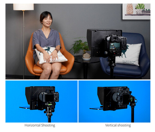 Feeworld TP10 Taşınabilir 10 İnç Katlanır Teleprompter