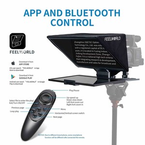 Feelworld - Feeworld TP16 Taşınabilir 16 İnç Katlanır Teleprompter (1)