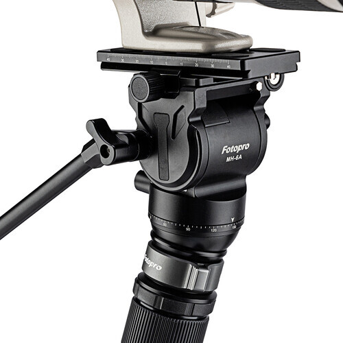 Fotopro MH-2A Video Tripod Başlığı (Gümüş)