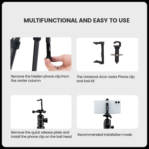 Fotopro Sherpa Plus Karbon Fiber Tripod - Thumbnail