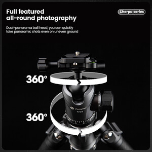 Fotopro Sherpa Plus Karbon Fiber Tripod - Thumbnail