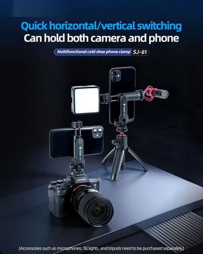 Fotopro SJ-81 Çok Fonksiyonlu Telefon Tutucu