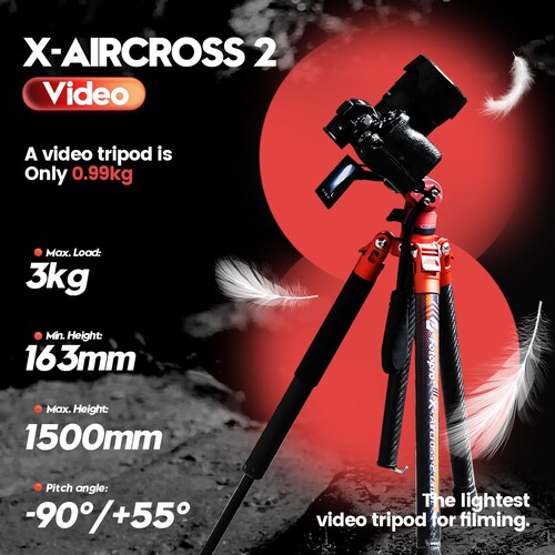 Fotopro X-Aircross 2 Video Tripod