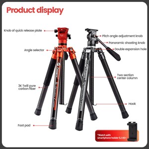 Fotopro X-Aircross 2 Video Tripod - Thumbnail
