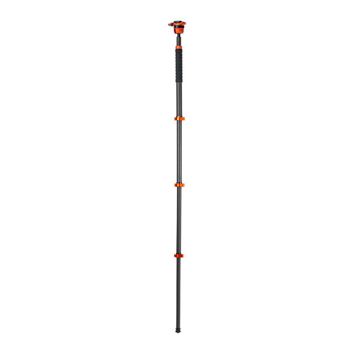 FOTOPRO X-AIRFLY Karbon Fiber Video Tripod (Turuncu)