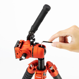 FOTOPRO X-AIRFLY Karbon Fiber Video Tripod (Turuncu) - Thumbnail