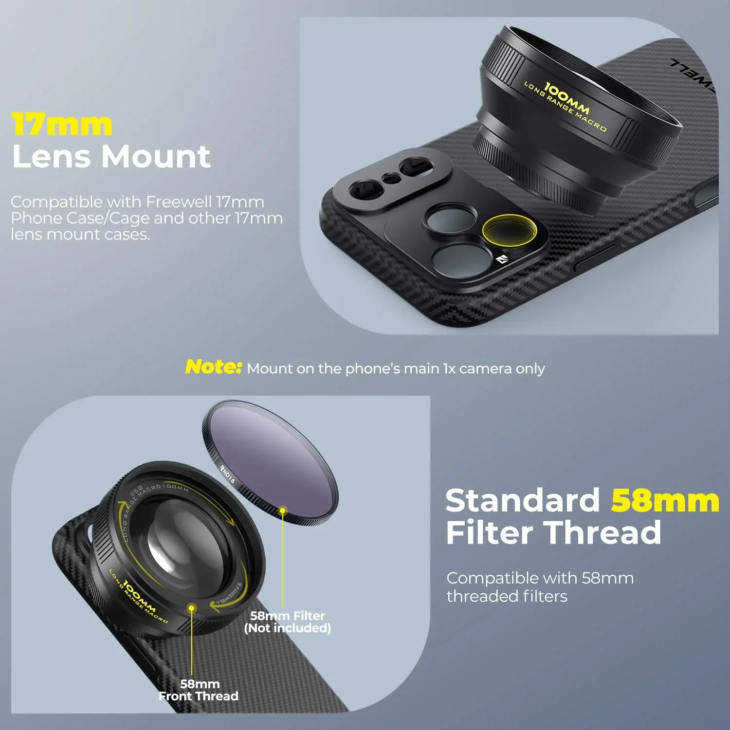 Freewell 100mm Long Range Macro Lens - Thumbnail