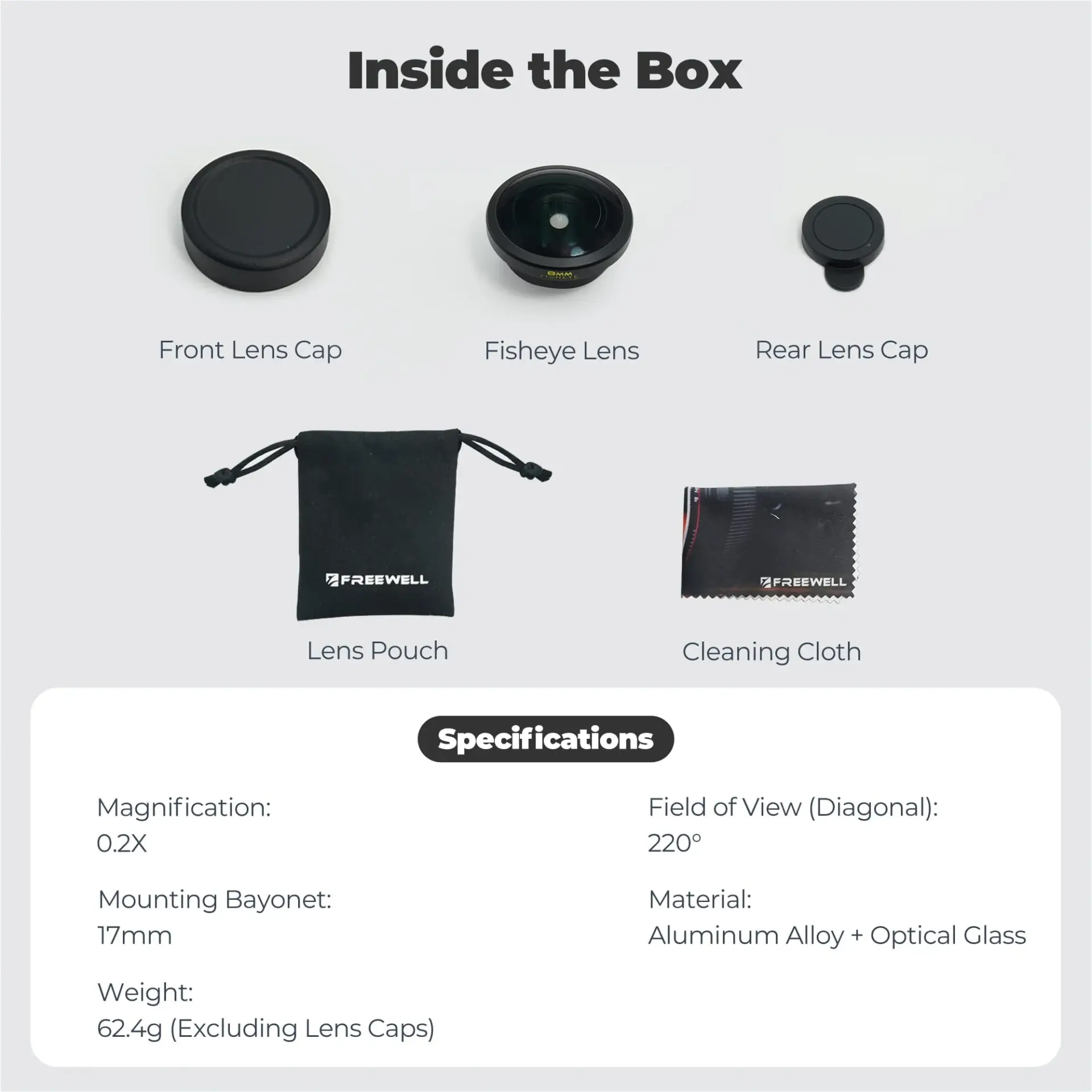 Freewell - Freewell 8mm Fisheye Lens (1)