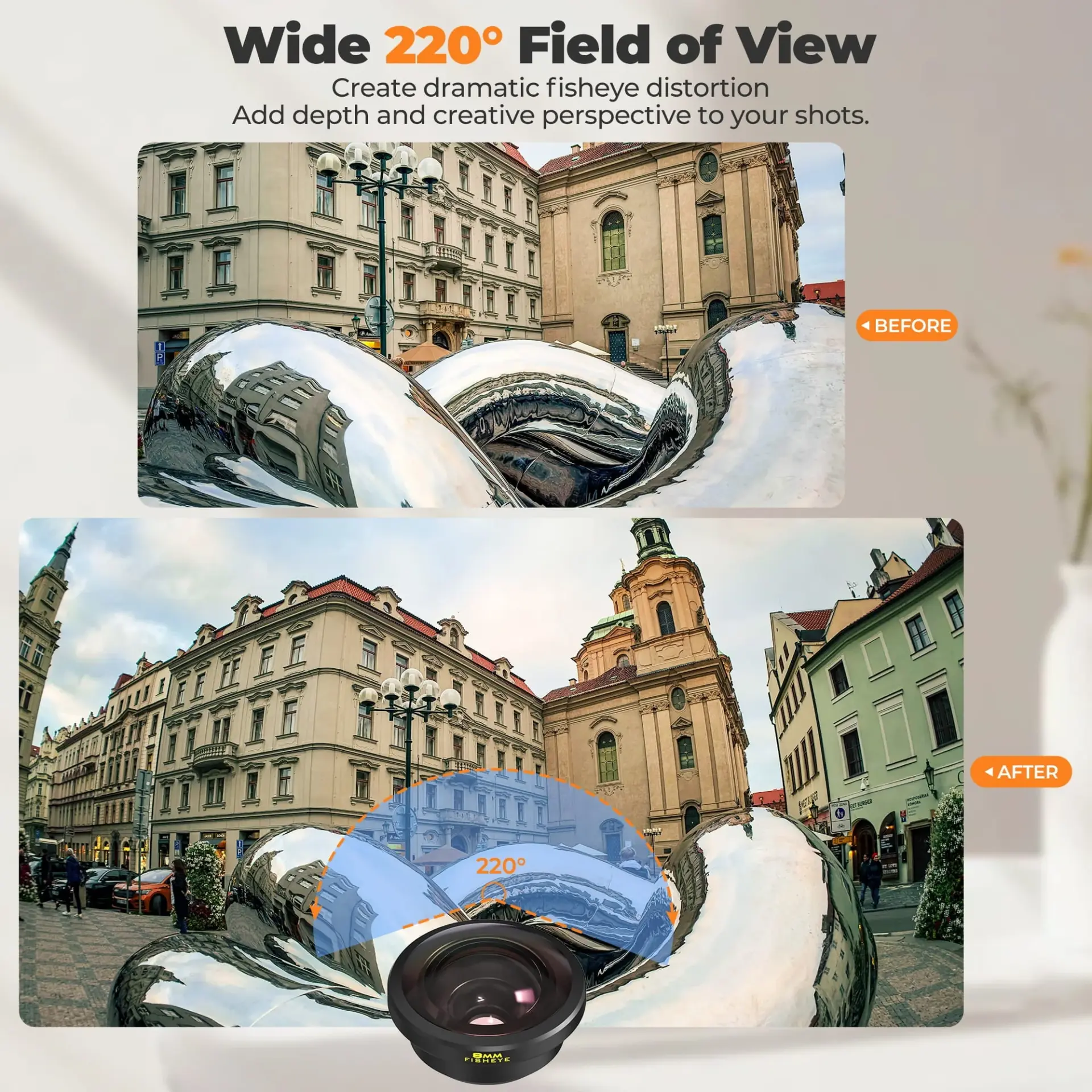 Freewell 8mm Fisheye Lens - Thumbnail