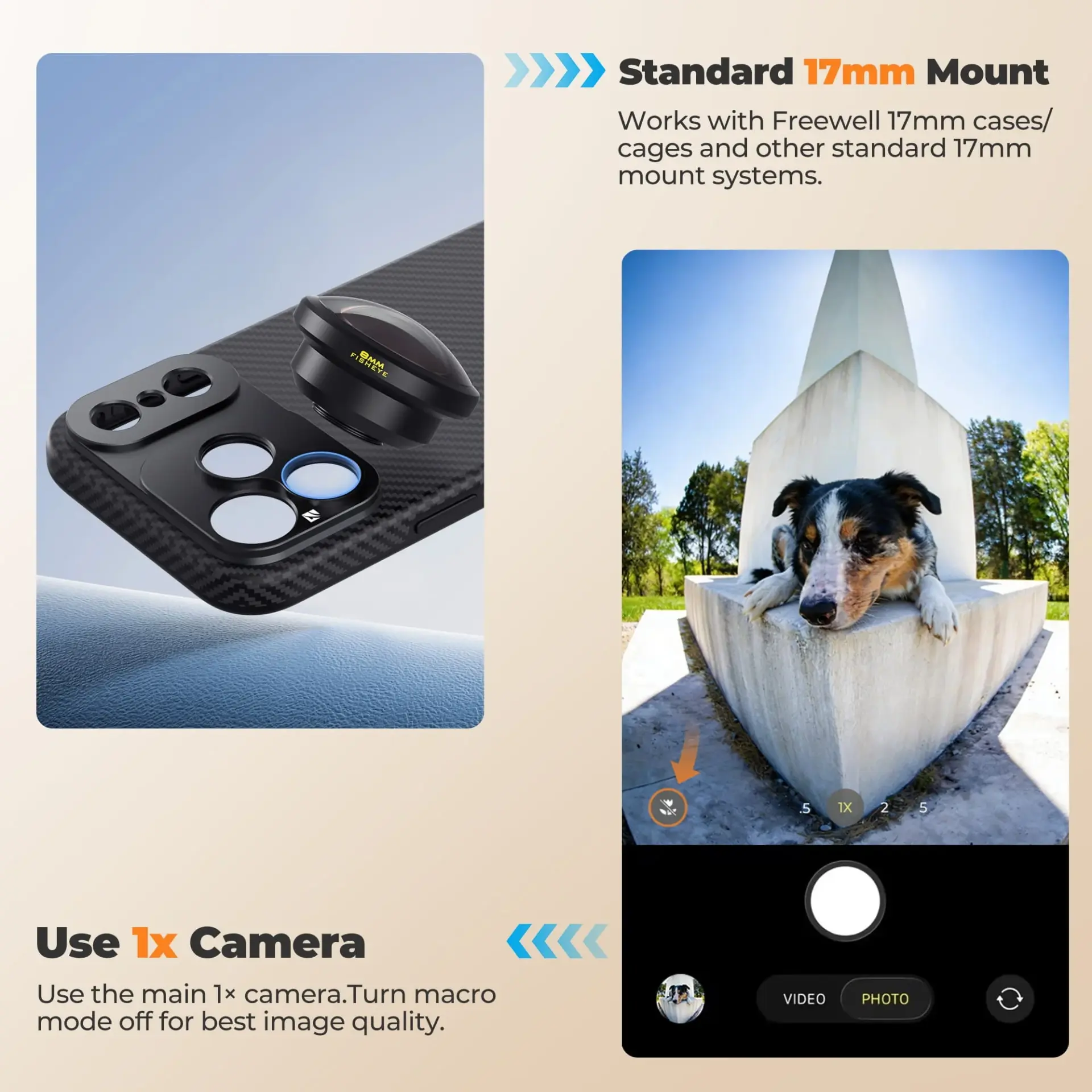 Freewell 8mm Fisheye Lens - Thumbnail