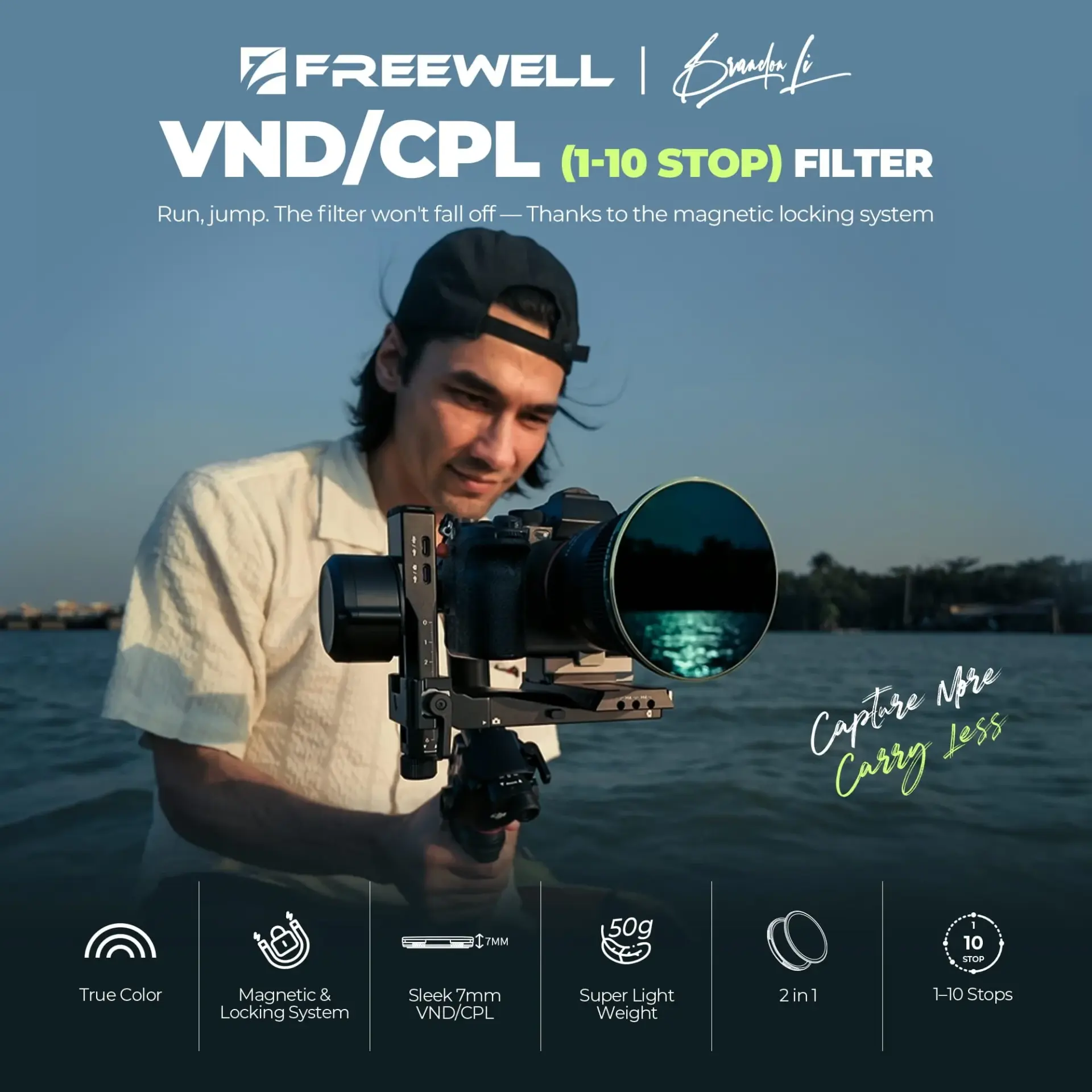 Freewell - Freewell Brandon Li Variable ND/CPL Cine Kit - 86mm (1)