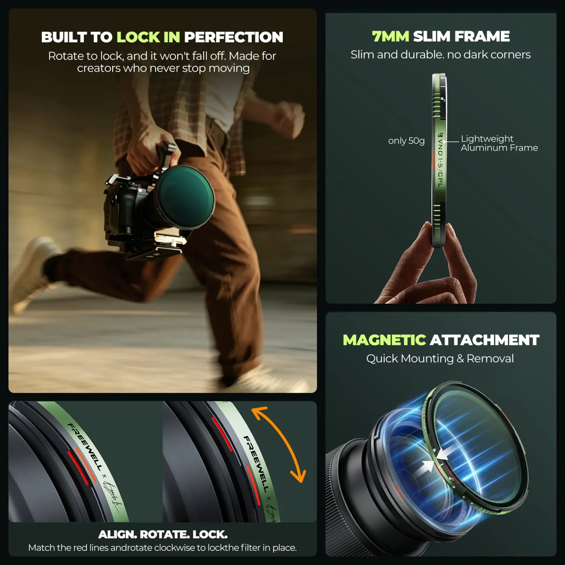 Freewell Brandon Li Variable ND/CPL Cine Kit - 86mm