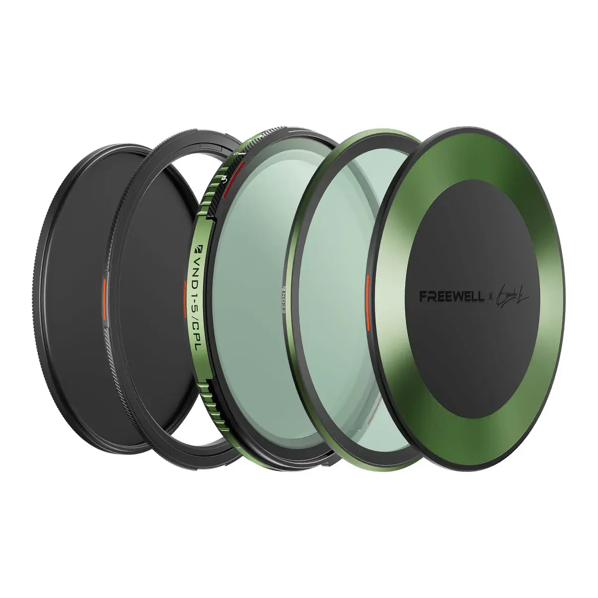 Freewell - Freewell Brandon Li Variable ND/CPL Cine Kit - 95mm