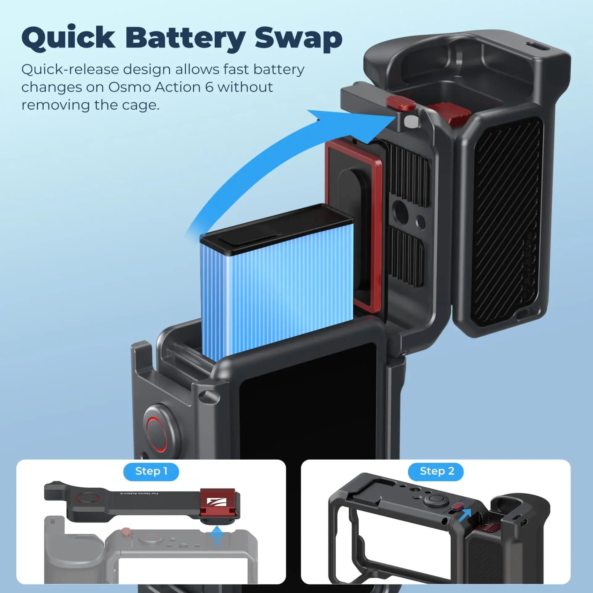 Freewell - Freewell DJI Osmo Action 6 Creator Pro Cage (1)