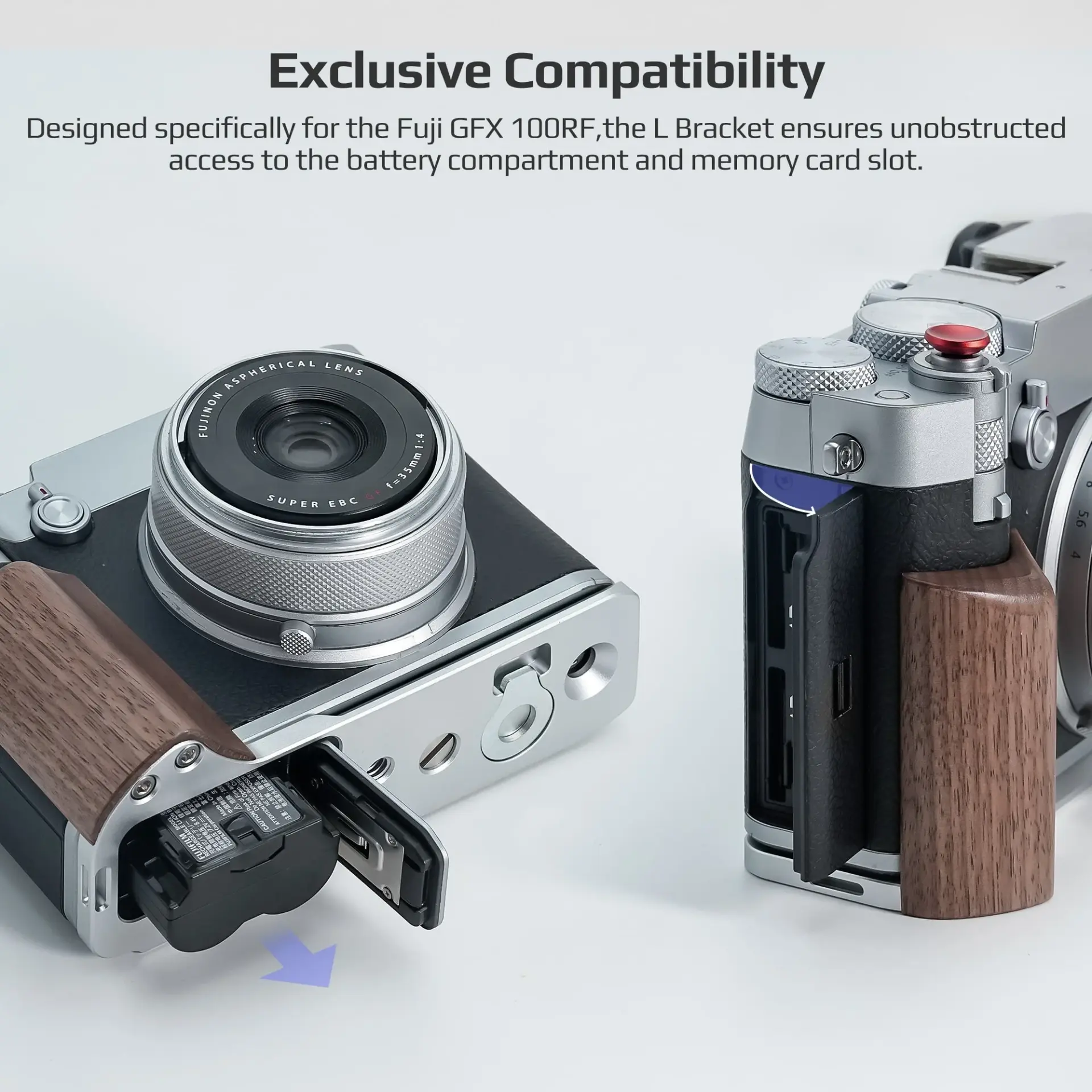 Freewell Fuji GFX100RF L Bracket Premium Grip - Thumbnail