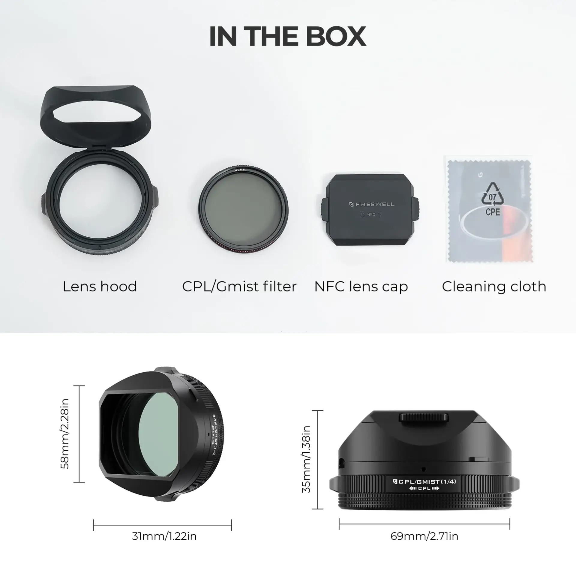 Freewell - Freewell Fuji X100VI Real Lens Hood (1)