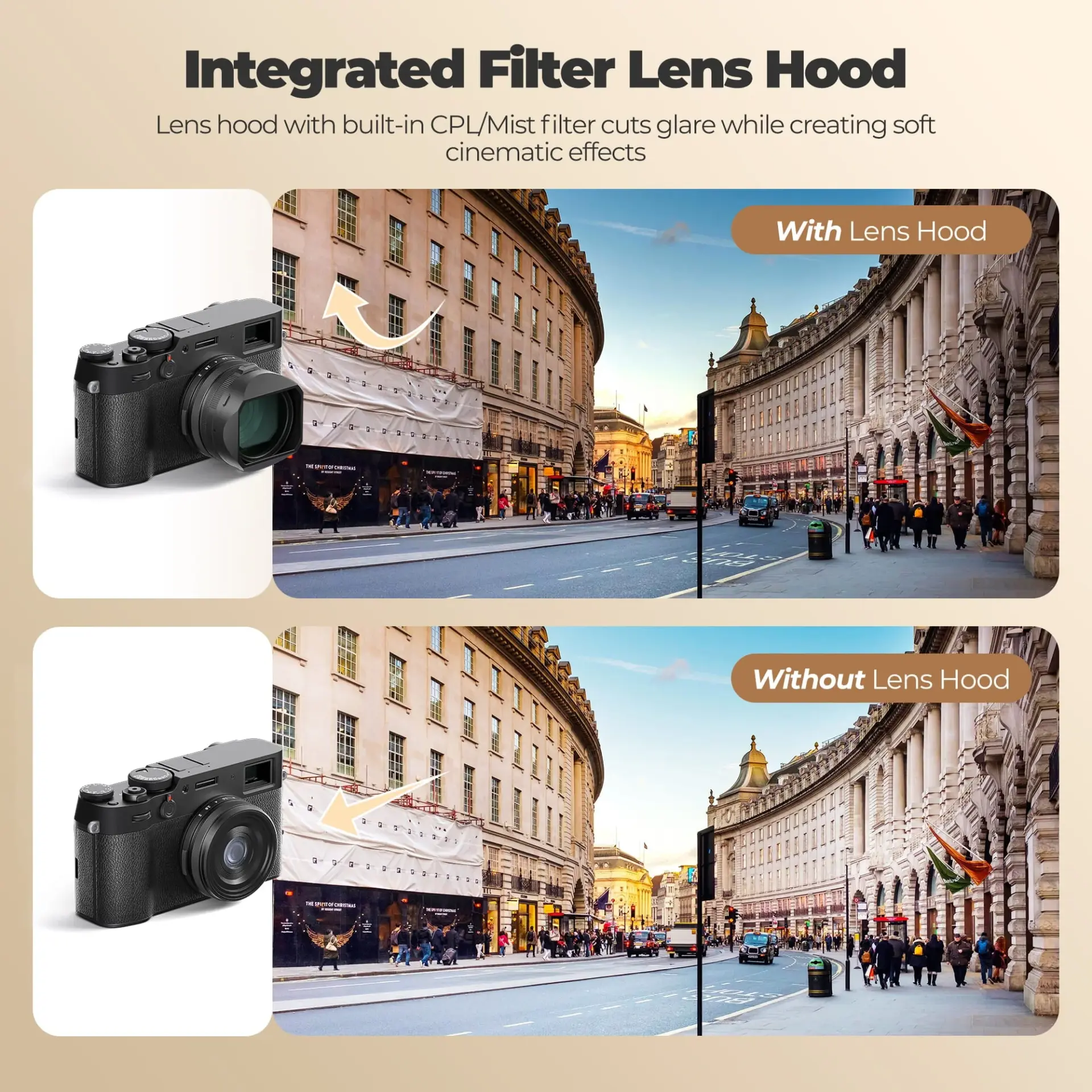 Freewell Fuji X100VI Real Lens Hood - Thumbnail