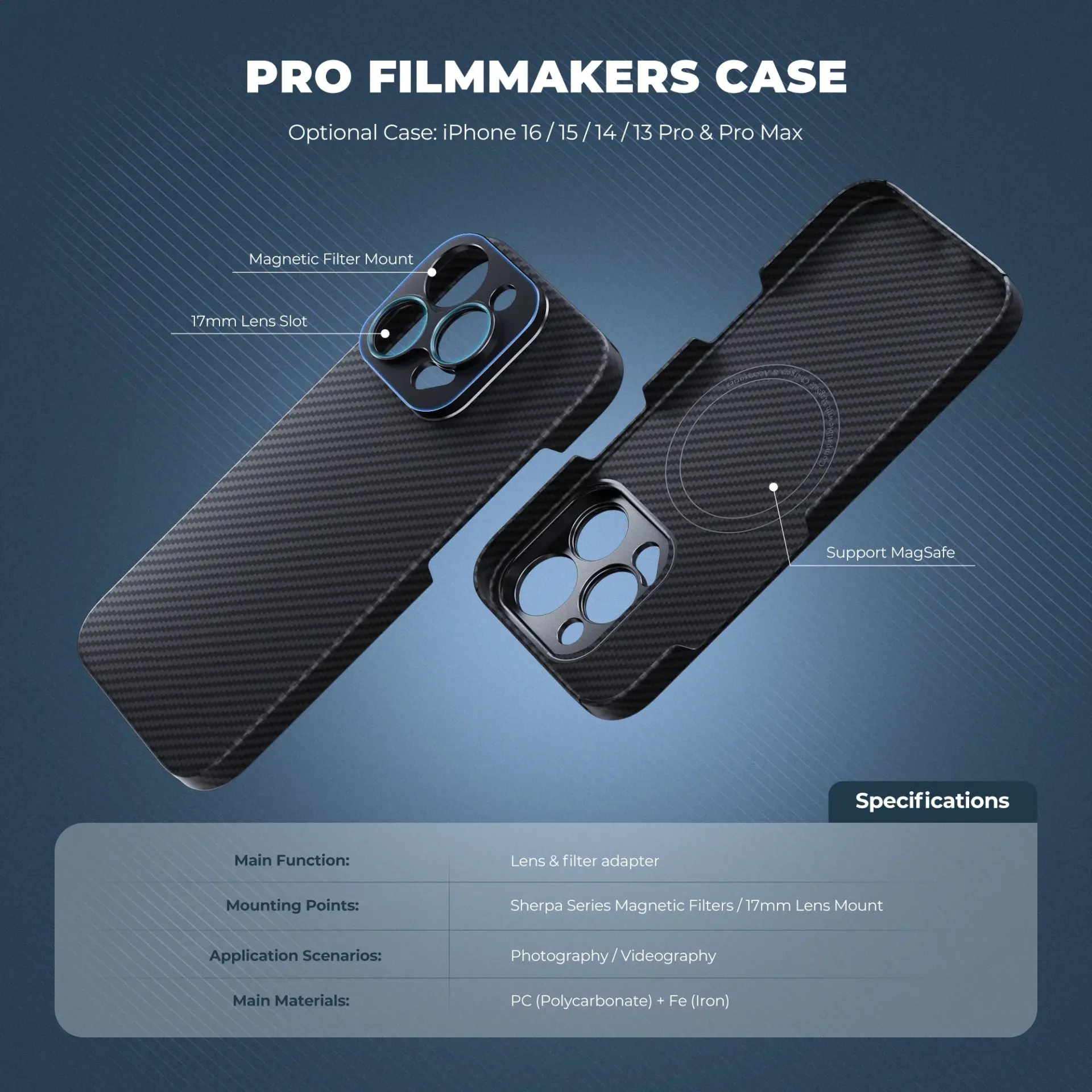 Freewell iPhone 16 Pro Max Filmmaker Case - Thumbnail