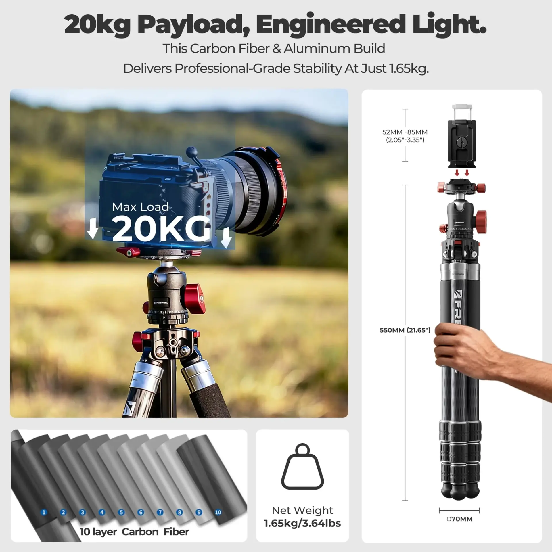 Freewell The Real Multi Tripod 5 in 1 - Thumbnail