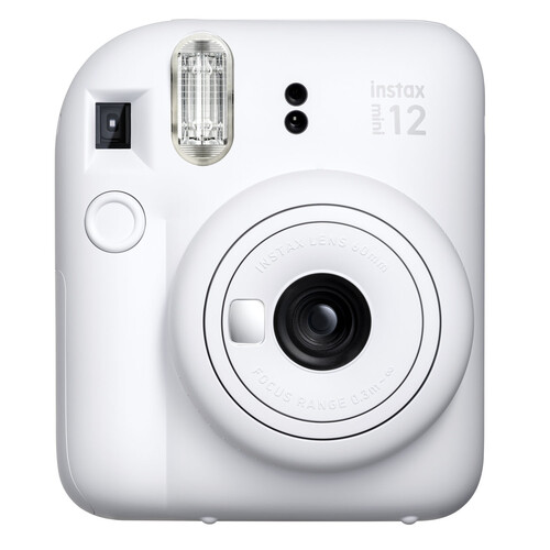 Fujifilm Instax Mini 12 Fotoğraf Makinesi + Askı + Pil + 10’lu Film (Beyaz)