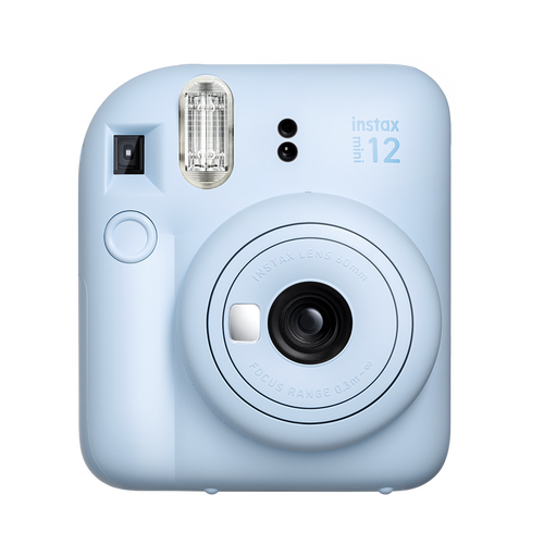 Fujifilm Instax Mini 12 Fotoğraf Makinesi + Askı + Pil + 10’lu Film (Mavi)