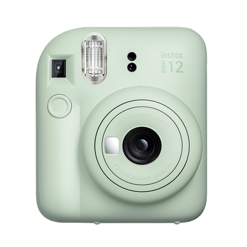 Fujifilm Instax Mini 12 Fotoğraf Makinesi + Askı + Pil + 10’lu Film (Yeşil)