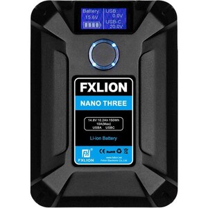Fxlion Nano THREE Ultracompact V-Mount Battery (150Wh) - Thumbnail