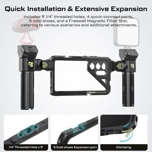 Genius Smartphone Rig Cage for Samsung S24 Ultra
