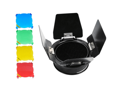Godox BD-03 98mm Çaplı Renkli Filtre ve Petek Seti