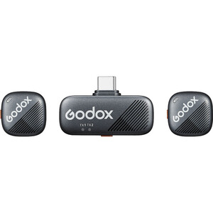 Godox - Godox Cube-S Kit 2 İkili Mikrofon Kiti (Type-C)