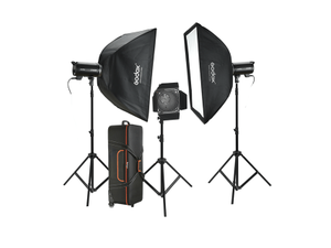 Godox - Godox DP600III 3'lü Paraflaş Kit (600 Watt)