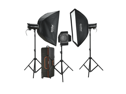 Godox DP600III 3'lü Paraflaş Kit (600 Watt)