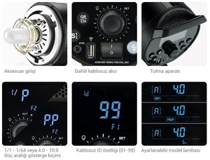 Godox DP800 III / DP400 III 4'lü Paraflaş Kit - Thumbnail