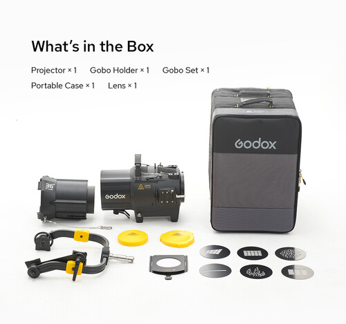 Godox KNOWLED GP26K 26° Projeksiyon Aparatı, MG1200Bi İçin