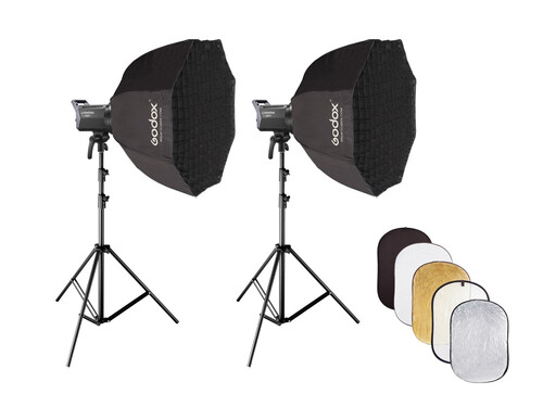 Godox LA-200D 2'li LED Video Işığı Kiti