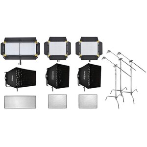 Godox - Godox LD150R/LD150RS RGB LED Panel Işık Kiti
