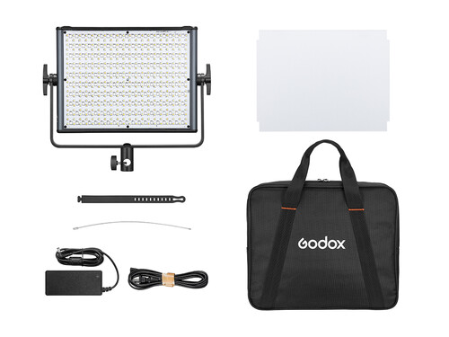 Godox LDX50R RGBWW LED Panel Tekli Işık Kiti (Bataryalı)