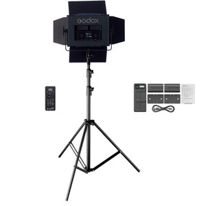 Godox - Godox LDX50R RGBWW LED Panel Tekli Işık Kiti (Bataryalı)