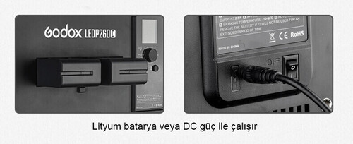 Godox LEDP260C Video Işığı Tekli Işık Kiti