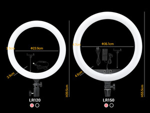 Godox LR150 LED Ring Işık Siyah - Thumbnail