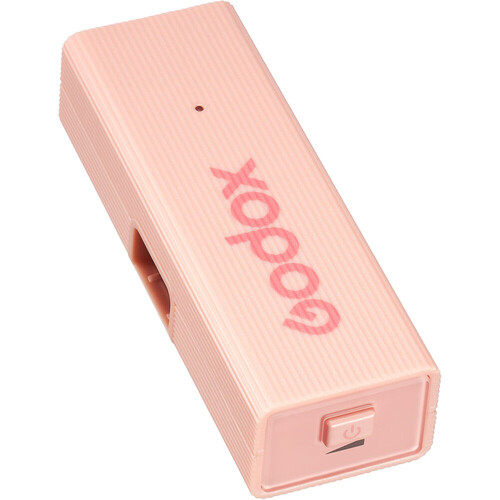 Godox MoveLink Mini Kablosuz Mikrofon Kit2 (Type-C Uyumlu/Pembe)
