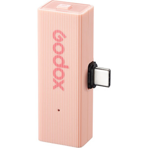 Godox MoveLink Mini Kablosuz Mikrofon Kit2 (Type-C Uyumlu/Pembe) - Thumbnail